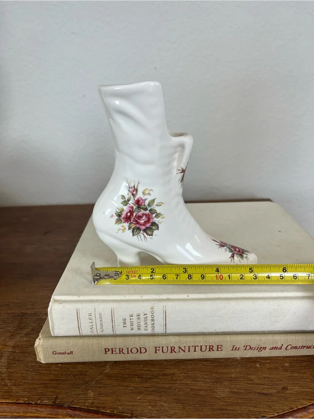 Victorian boot vase